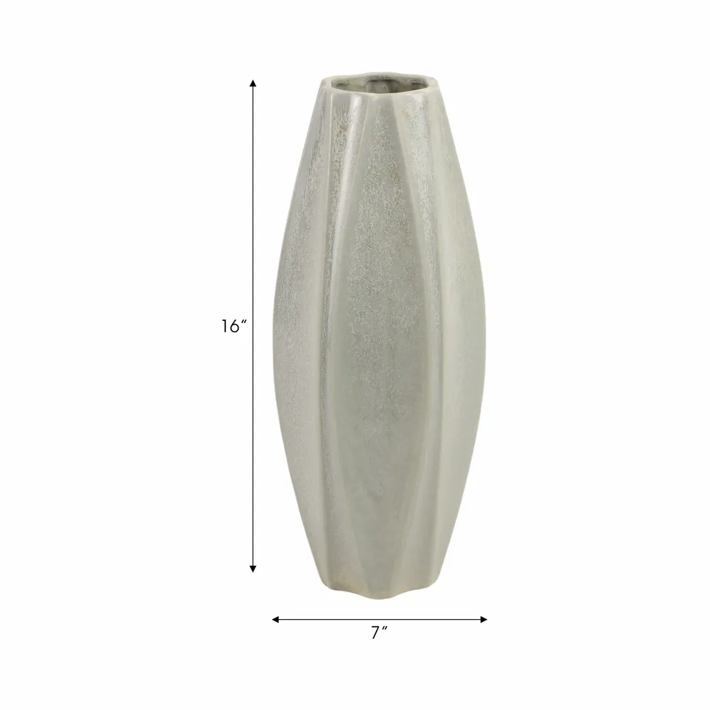 EMMETTON GRAY VASE 16 (IN)