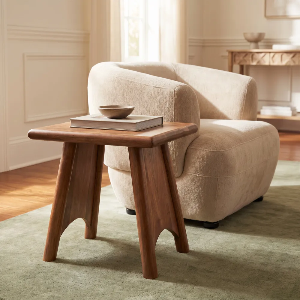 Hecate Side Table Walnut