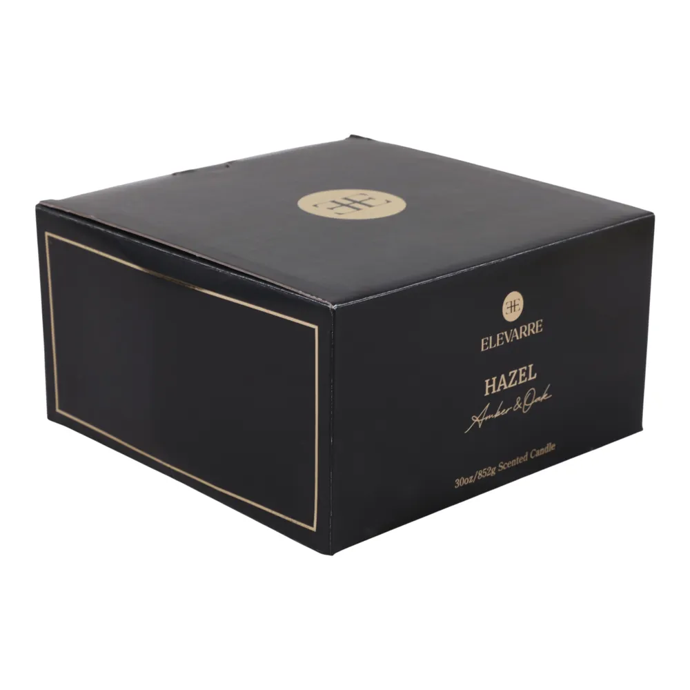 STONELEY BLACK CANDLE 4 (IN)