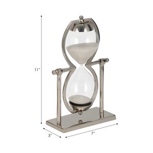DIXONLAND SILVER HOURGLASS 11 (IN) 8