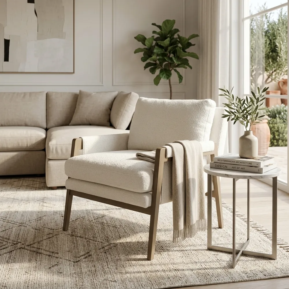 COLVINOAK IVORY CHAIR 33 (IN)