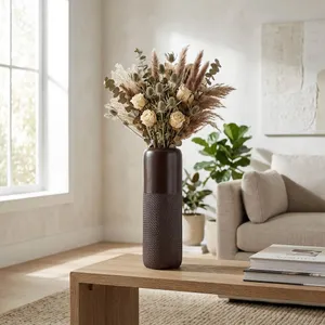 BECKHAVEN BROWN VASE 18 (IN) 11