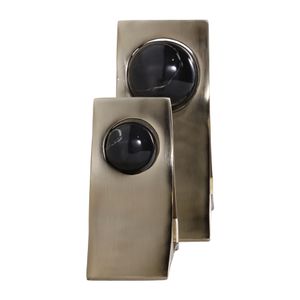 LANDONBROOK SET OF 3 SILVER WALL SCULPTURES 10 (IN) 4