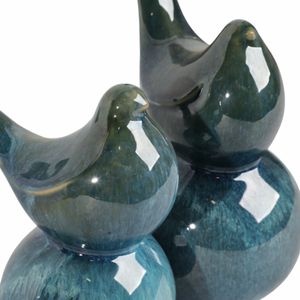 HAYFIELDMOOR SET OF 2 BLUE DECOR 9 (IN) 6