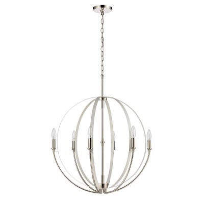 Rotunde 26'' Wide 6-Light Chandelier - Matte White