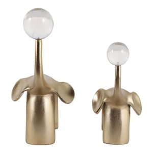 GROVERPARK SET OF 2 GOLD DECOR 9 (IN) 6