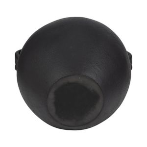 BURTONHOLM BLACK VASE 16 (IN) 8