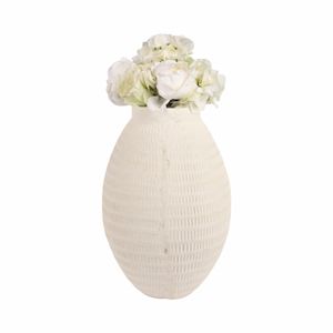 HAZENVALE WHITE VASE 17 (IN) 3