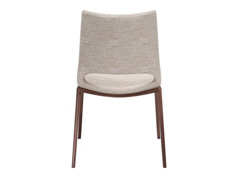 Ace Dining Chair Beige & Walnut 5