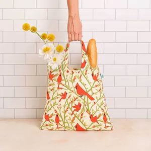 Cardinal Birds blu Reusable Shopping Bag 2