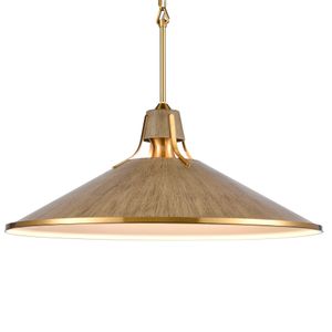 Danique 24'' Wide 1-Light Pendant - Corkwood 4