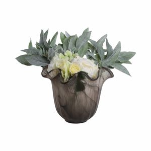 EATONDALE BROWN GLASS VASE 11 (IN) 3