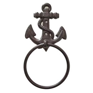 8-1/2" ANCHOR TOWEL RING C/I 1