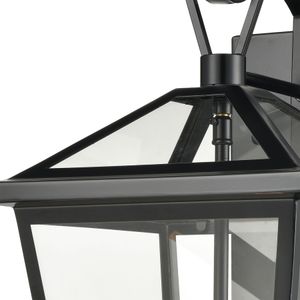 Main Street 16'' High 3-Light Outdoor Sconce - Black 2