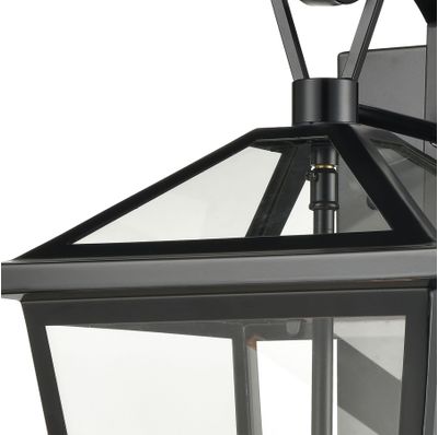Main Street 16″ High 3-Light Outdoor Sconce - Black