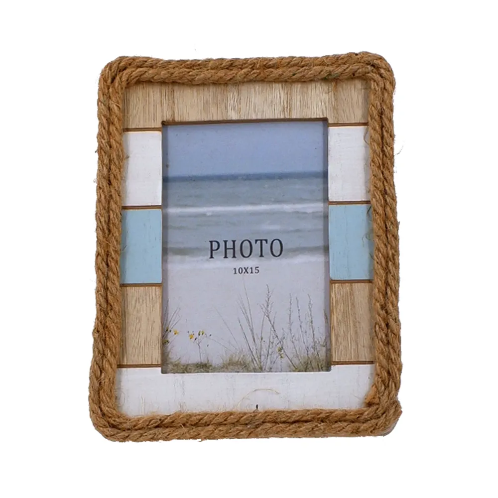8-1/4" SLAT STYLE ROPE WRAPPED FRAME