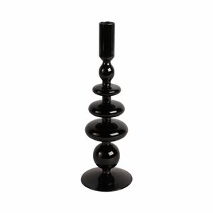 ELLENLAND BLACK CANDLE HOLDER 11 (IN) 1