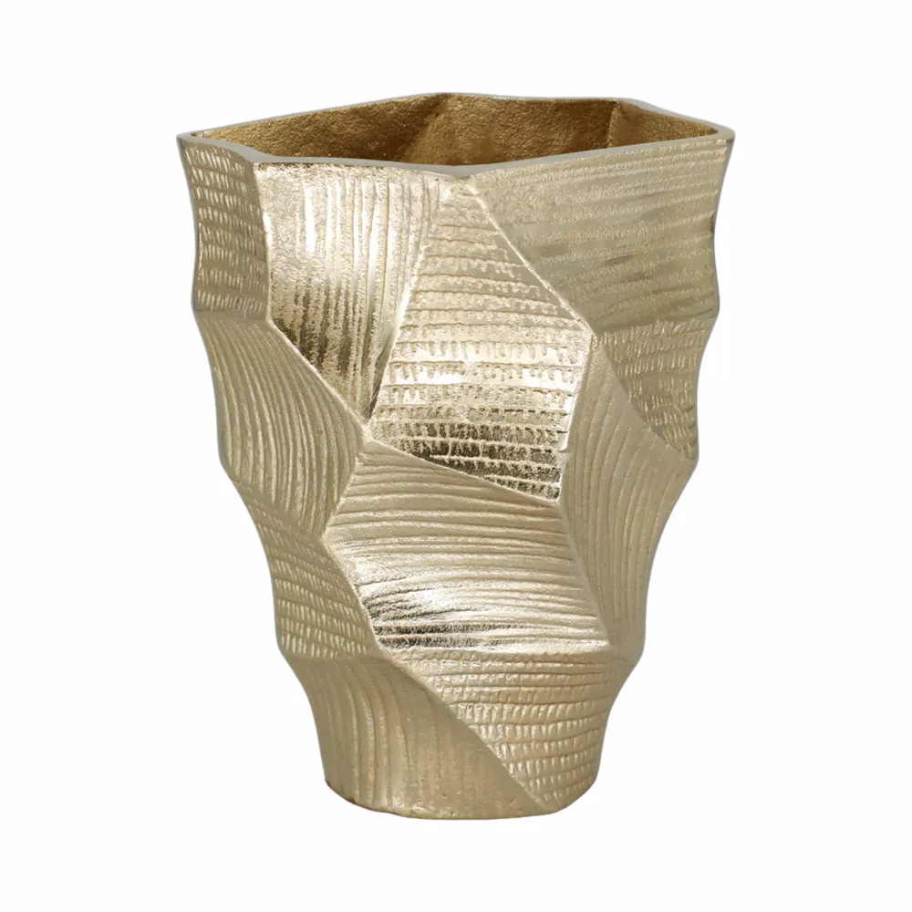 HARLANLEY GOLD VASE 9 (IN)