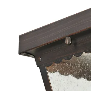 Springfield 8'' Wide 1-Light Outdoor Flush Mount - Hazelnut Bronze 3