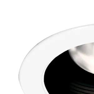 Lior 4'' Wide 1-Light Recessed Trim - Black and White 3