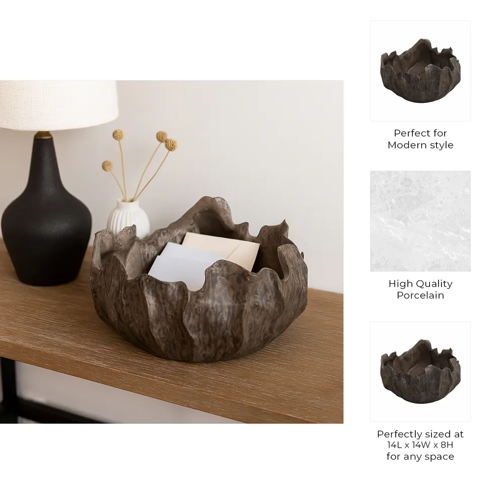 VALEWAY BROWN BOWL 8 (IN)