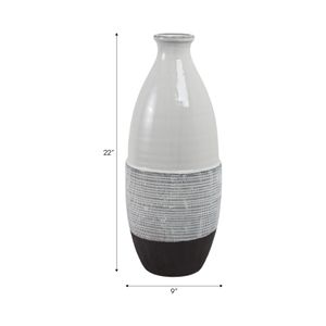 DALEYWICK GRAY VASE 22 (IN) 9