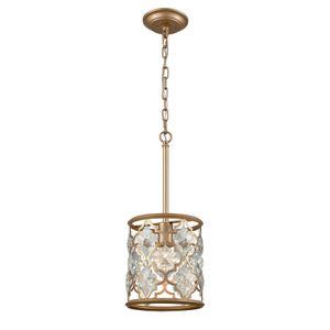 Armand 8'' Wide 1-Light Mini Pendant - Matte Gold 1