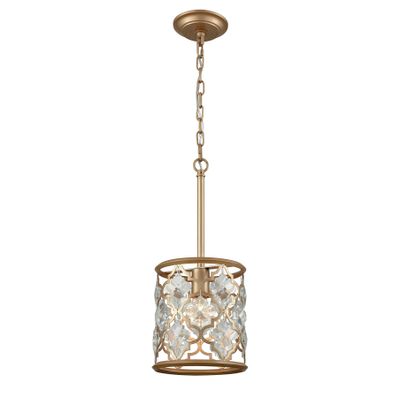 Armand 8″ Wide 1-Light Mini Pendant - Matte Gold
