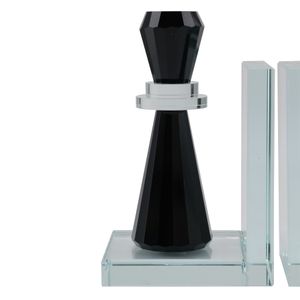 FORDPORT SET OF 2 BLACK BOOKENDS 7 (IN) 5
