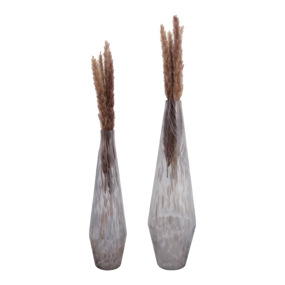 MORTONWELL SET OF 2 WHITE JARS 19 (IN)