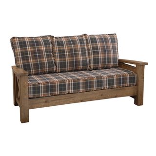 WoodShop Sofa - Premium Fabric - Backrest:  Fabric TBD; Seat:  Fabric TBD