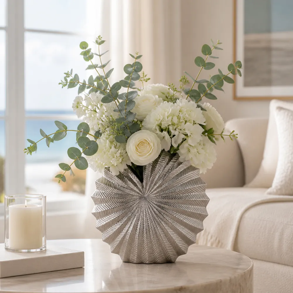 DALEVIEW SILVER VASE 10 (IN)