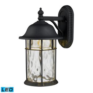 Lapuente 14'' High 1-Light Outdoor Sconce - Matte Black 1