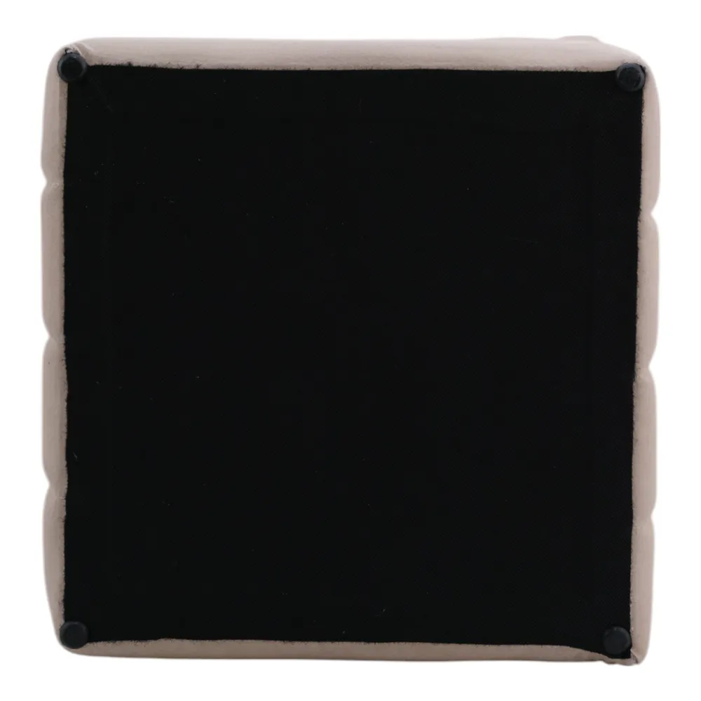 BRAECLIFF TAN OTTOMAN 19 (IN)