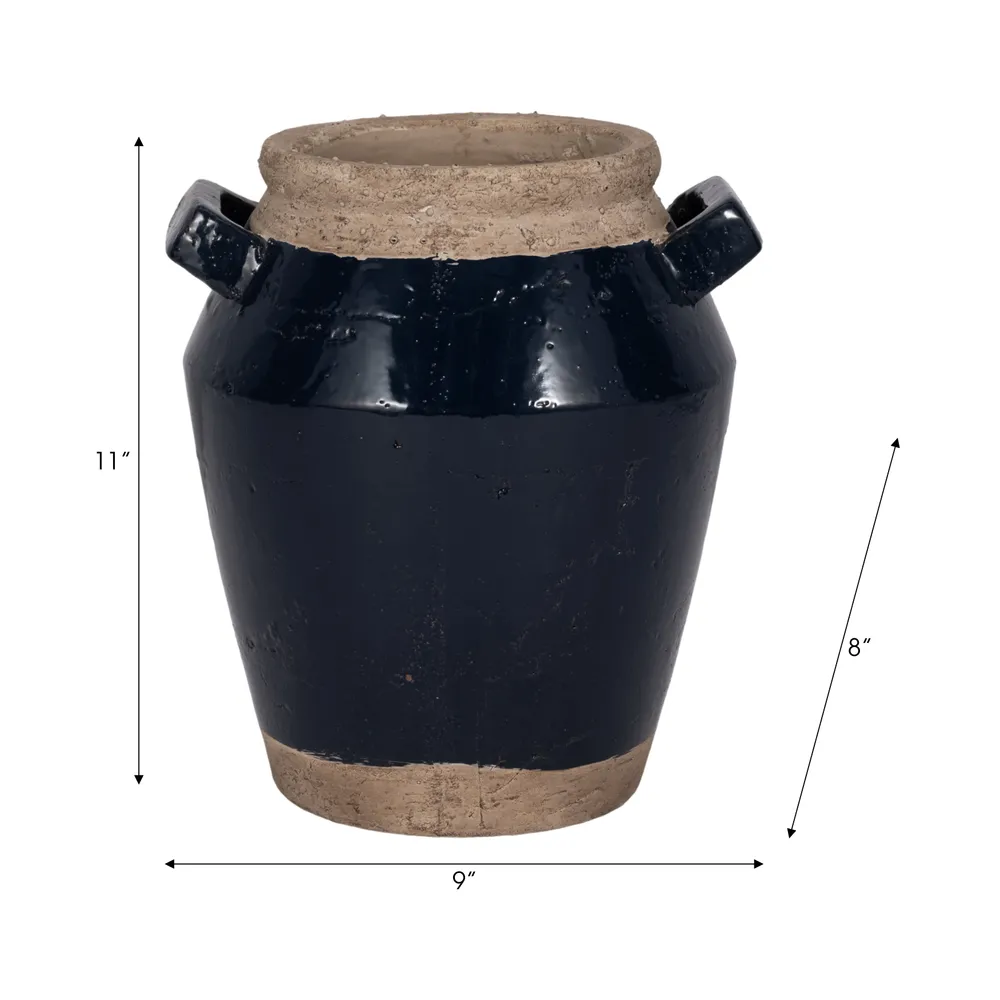 CLYDELAND BLUE VASE 11 (IN)