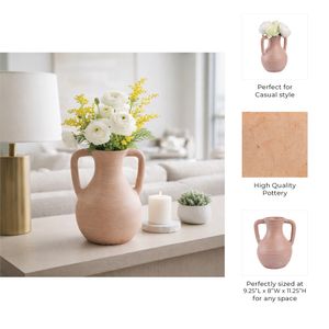 SHERMANCLIFF BROWN VASE 12 (IN) 10