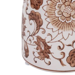 ROMANWICK BROWN CANDLE HOLDER 8 (IN) 8
