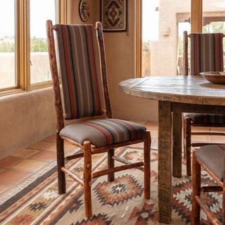 Hickory High Back Upholstered Back Side Chair - 
Customer's Own Material