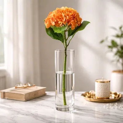 Orange Hydrangea 22in