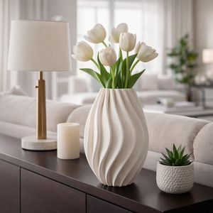 KEATONRUN IVORY VASE 14 (IN) 2