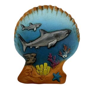 2-3/4" SHELL WITH SHARK MAGNET 1