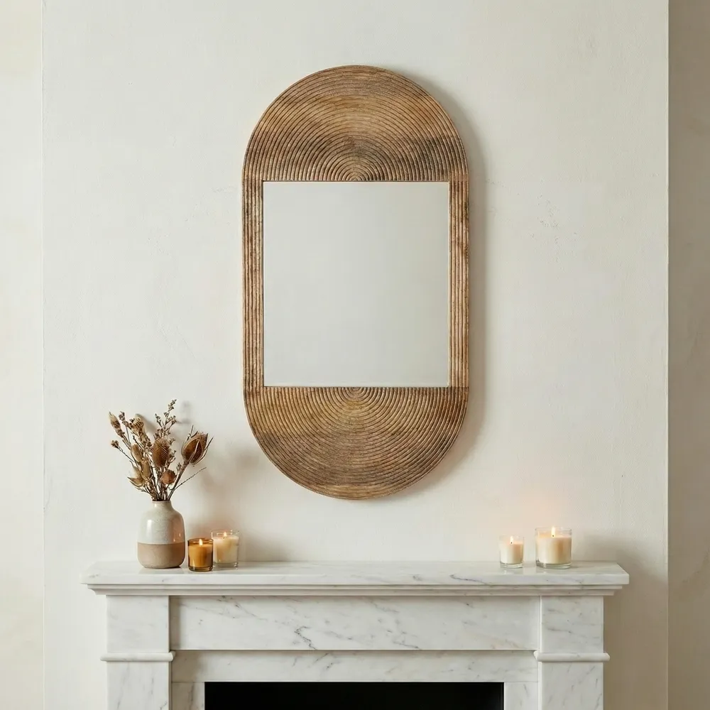 DAMIENMOOR BROWN MIRROR 34 (IN)