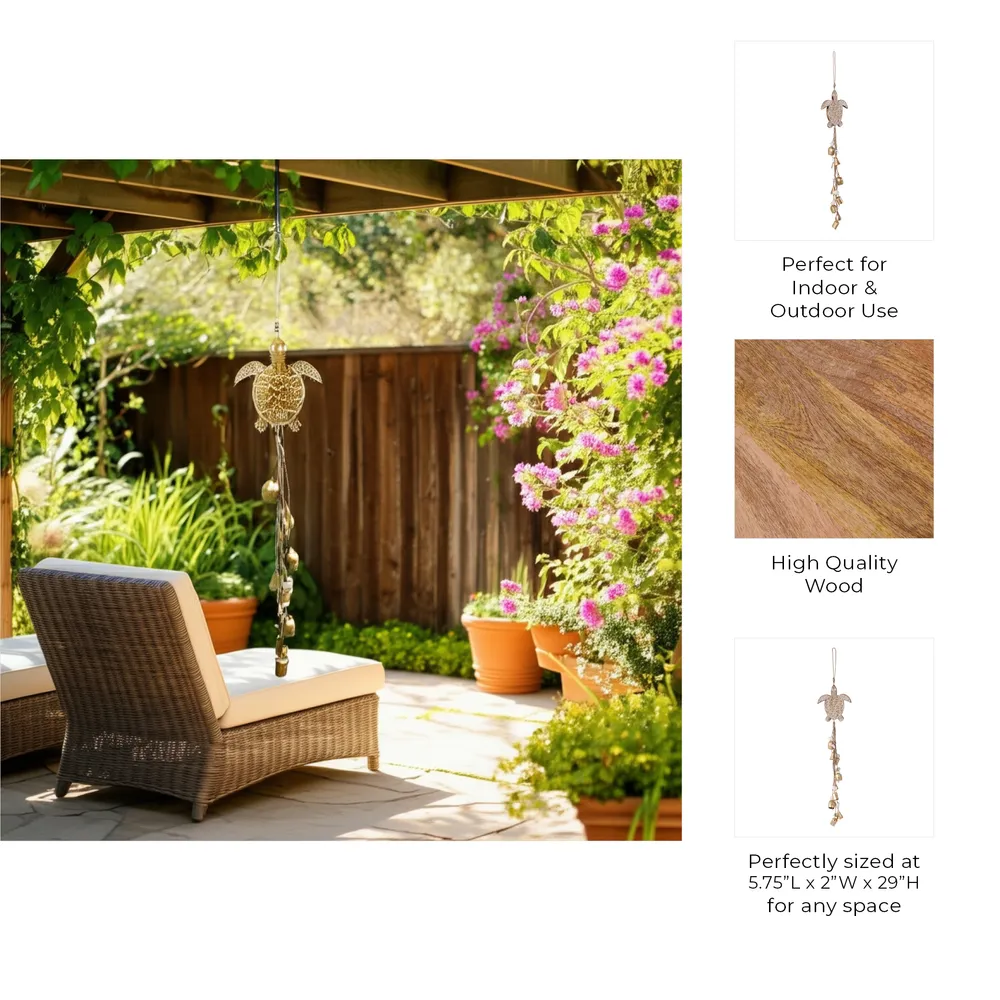 YATESHAVEN BROWN WIND CHIME 29 (IN)