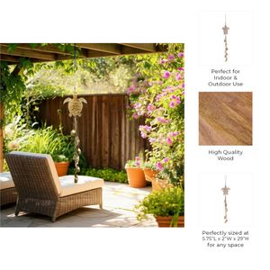 YATESHAVEN BROWN WIND CHIME 29 (IN) 10