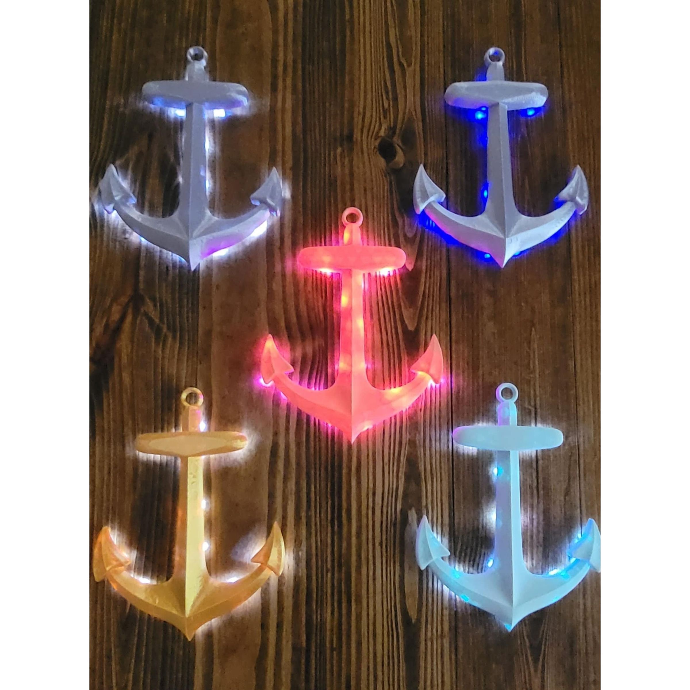 GLITTER MAGNET - ANCHOR