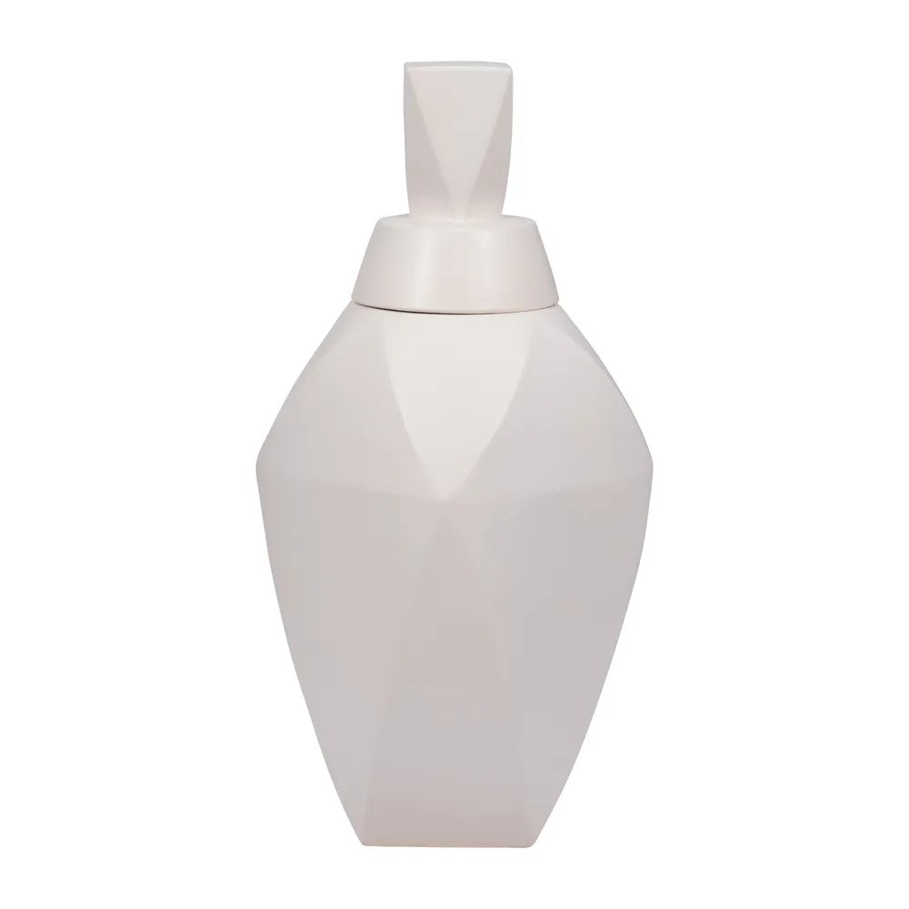 HALTONWORTH WHITE VASE 23 (IN)