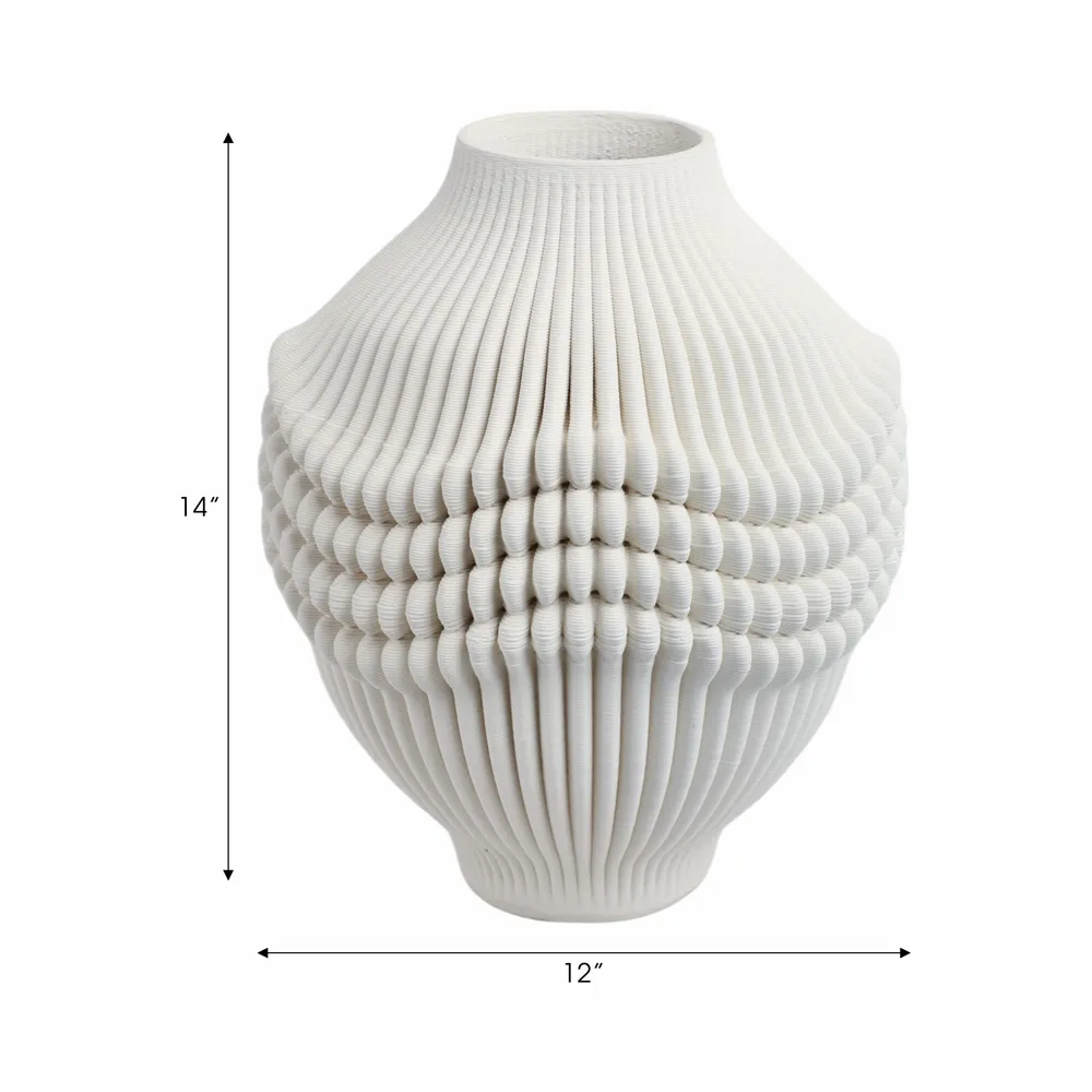 MURRAYHOLM IVORY VASE 14 (IN)