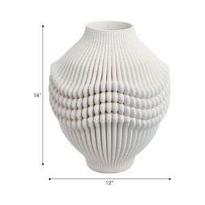MURRAYHOLM IVORY VASE 14 (IN) 9