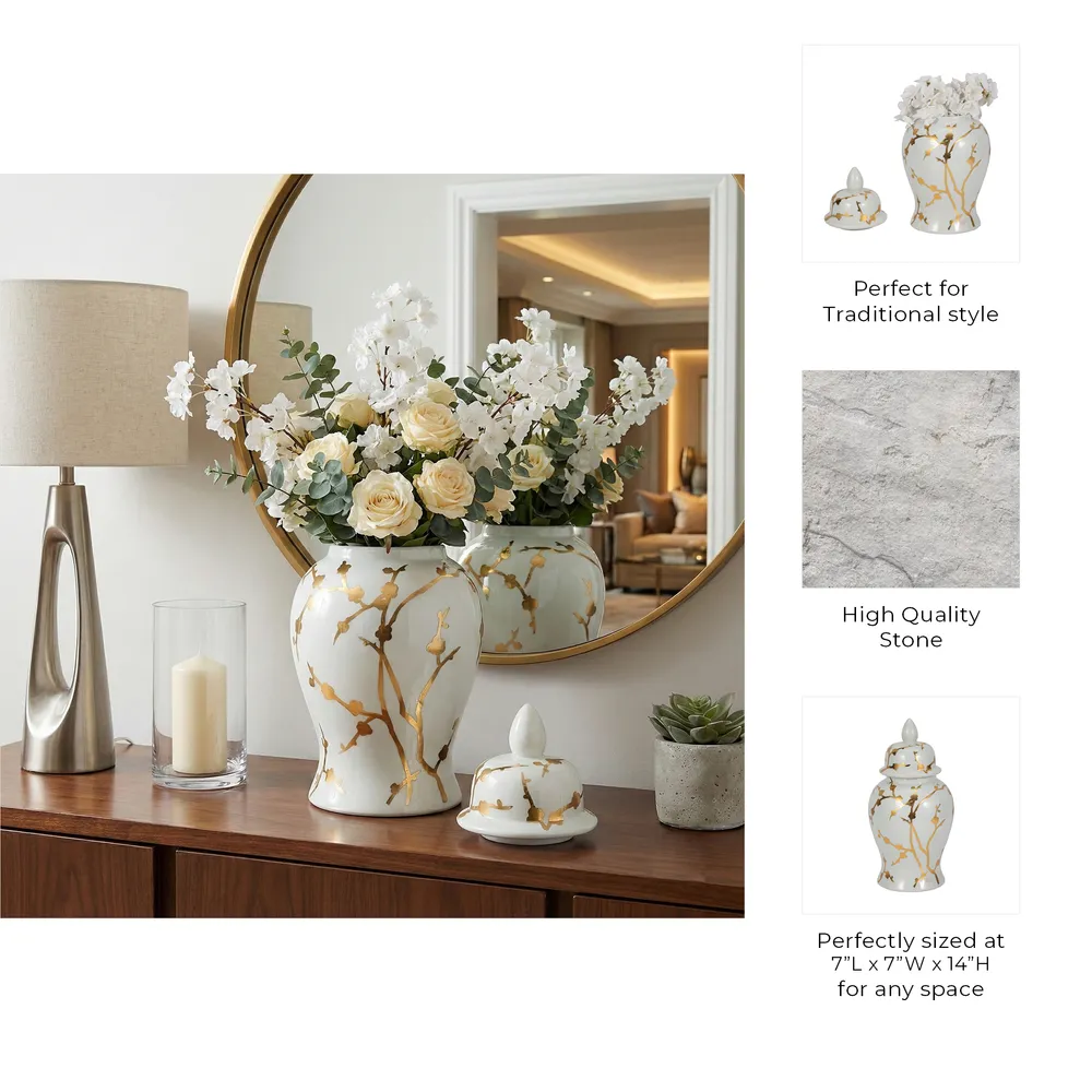 DIGBY WHITE CHINOISERIE 14 (IN)
