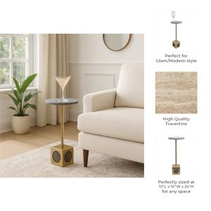 FULTONSTONE GRAY TABLE 24 (IN) 11